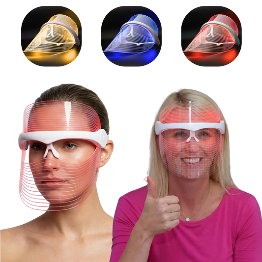 Led maska za lice - trobojna svetlosna terapija i SPA tretman