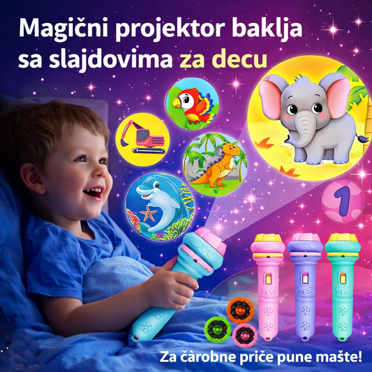 Dečiji Projektor Lampica – 32 Čarobne Slike